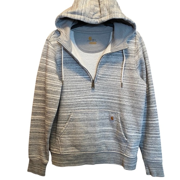 Carhartt Tops - Carhartt Clarksburg Gray Hoodie Sweatshirt